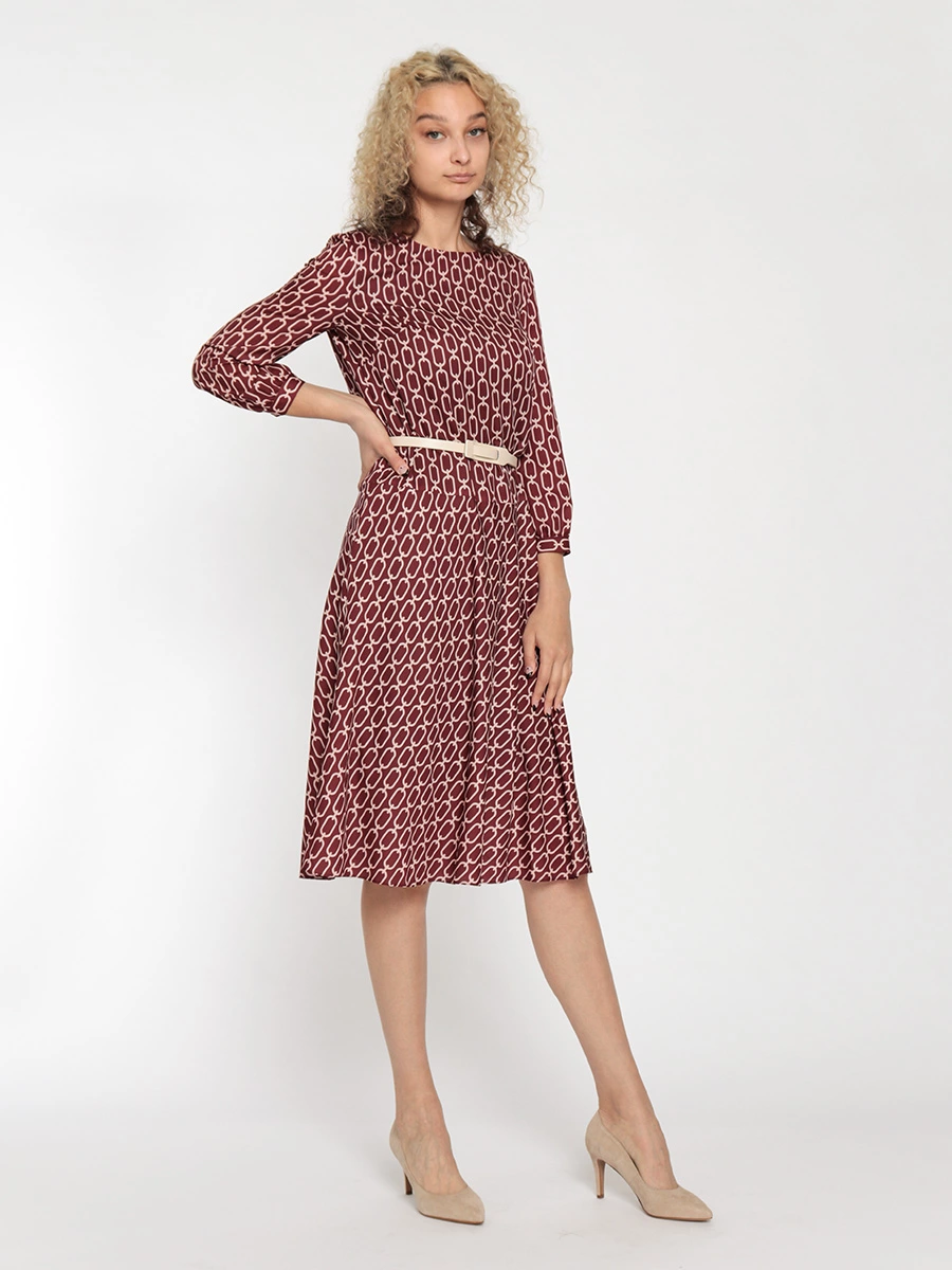 Платье с ремнем